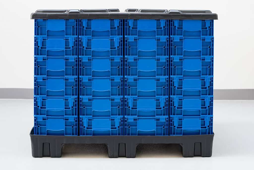 thorpak_traegersysteme Pallet carrier system for transporting KLT, EPP containers and stacking containers. Twin/Single Sheet carrier system pallet. Twin/Single Sheet carrier system lid.