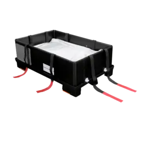 ThorPak Batterie 03 mit zugeklapptem Swagbag Sicherheitsgute geöffnet